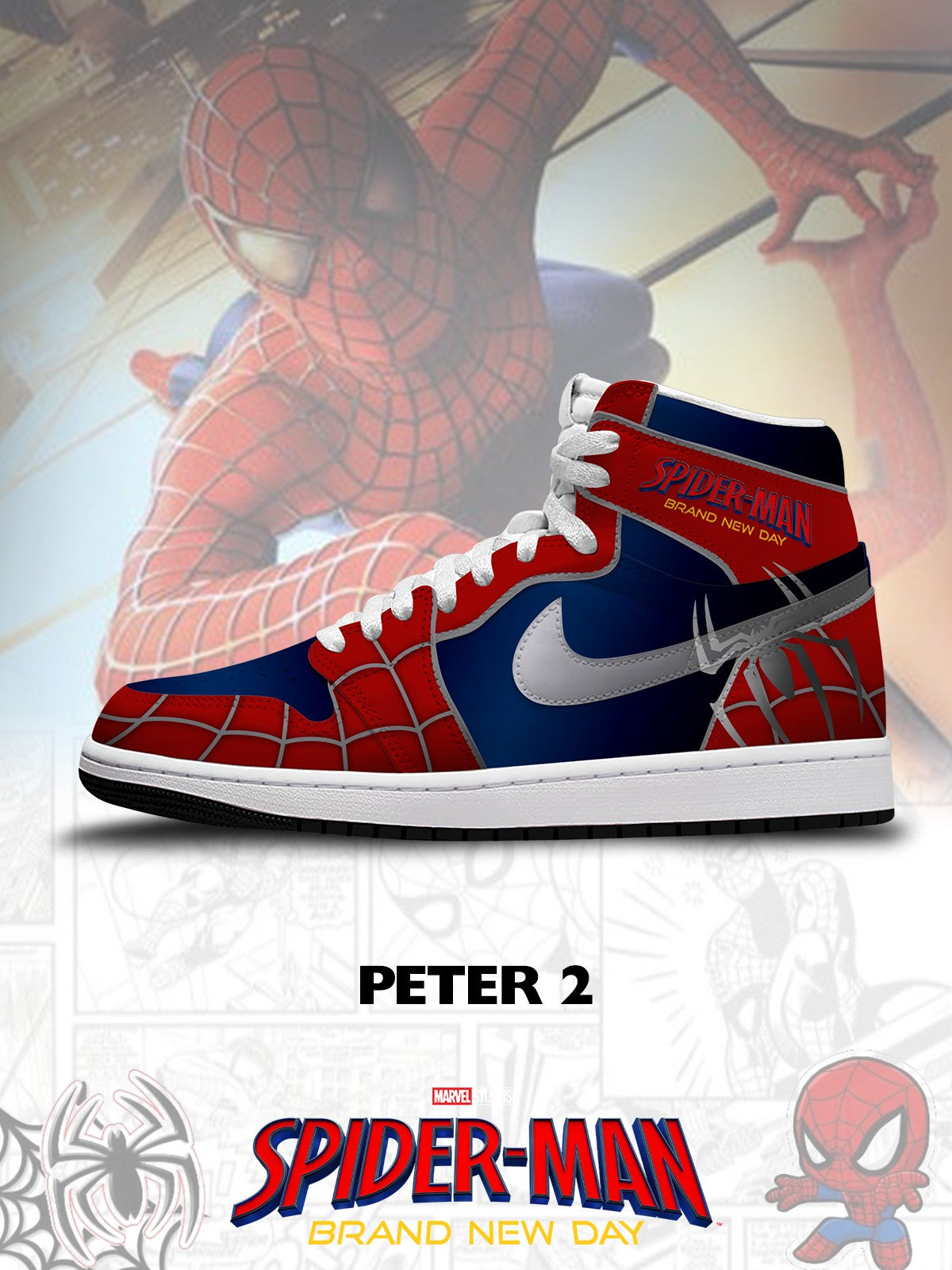 Peter V.9 Custom High-Top Sneakers