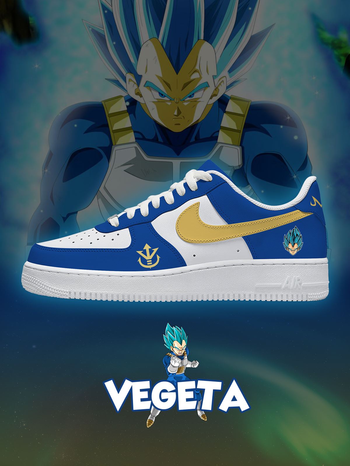 Zapatillas personalizadas Vegeta No.1