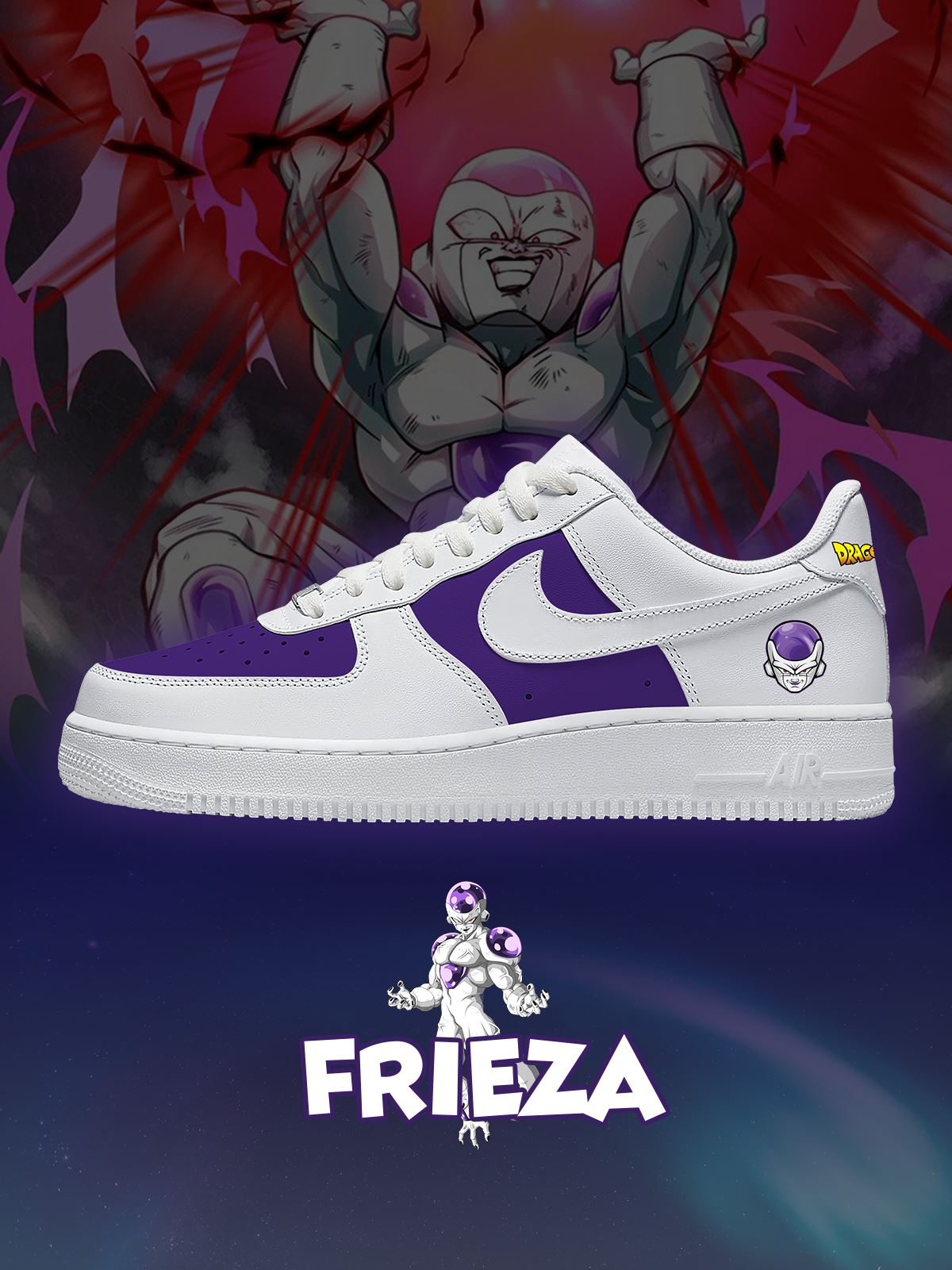 Zapatillas personalizadas de Frieza