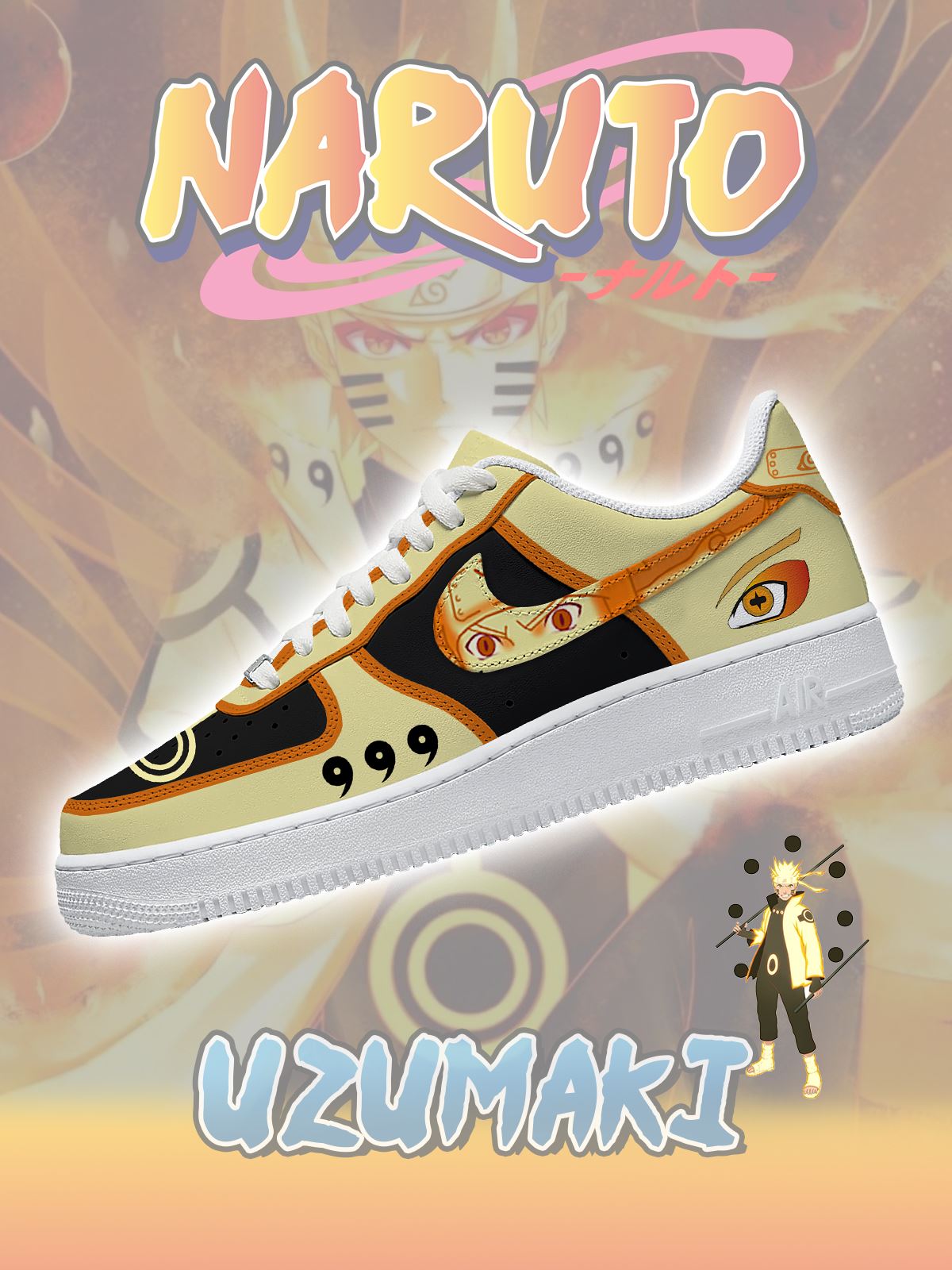 Zapatillas personalizadas Uzumaki Naruto No.2