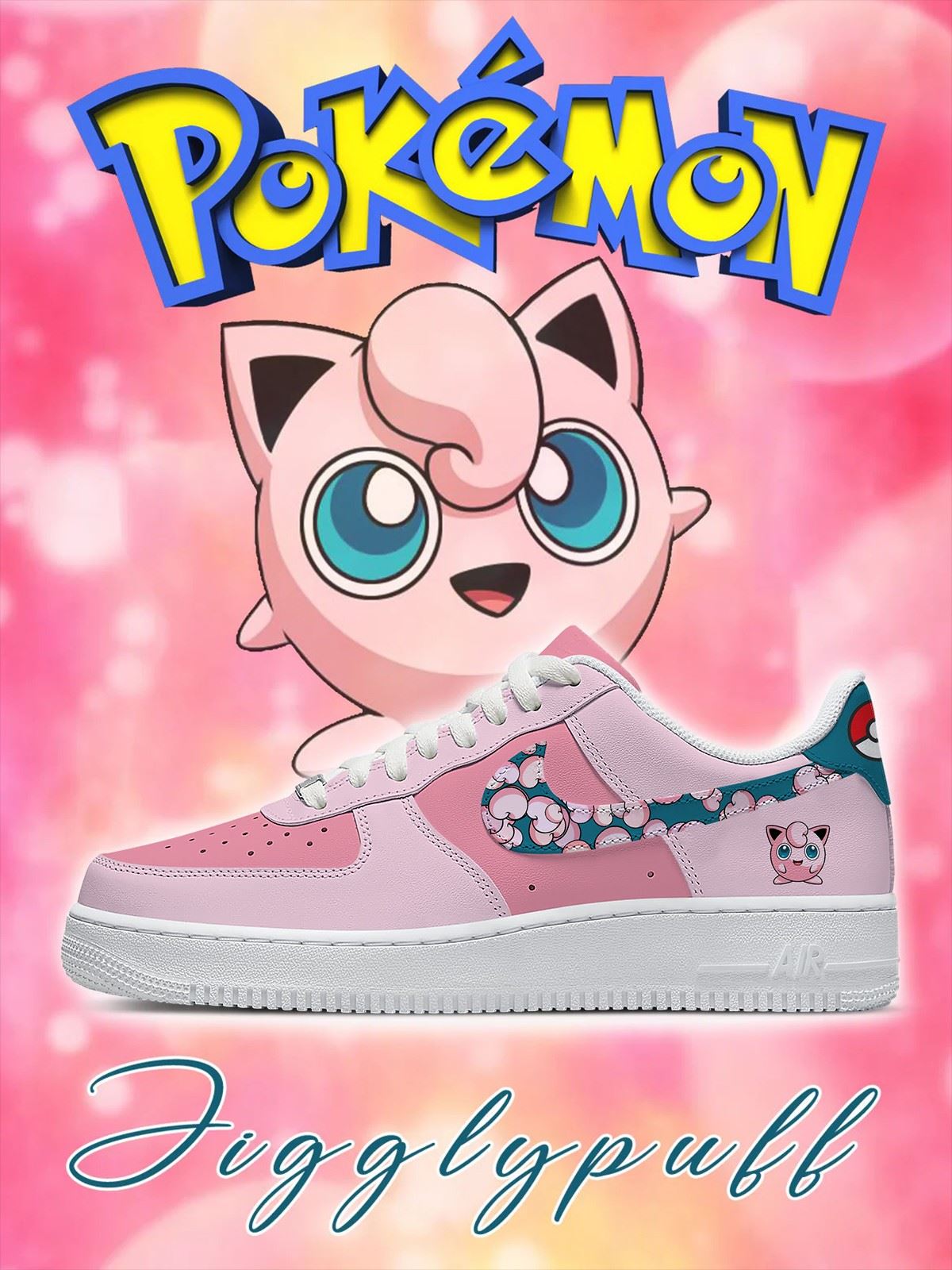 Zapatillas personalizadas Jigglypuff n.° 0039