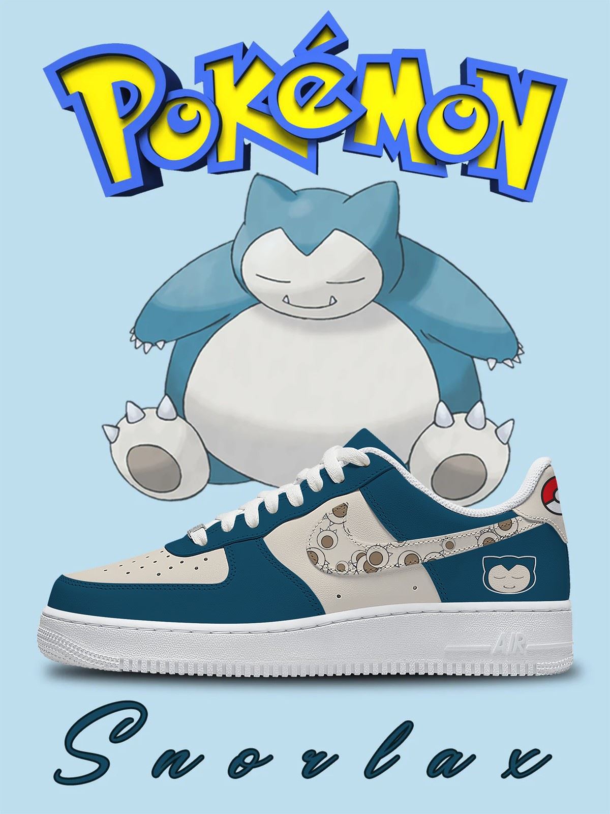 Zapatillas personalizadas Snorlax nº 0143