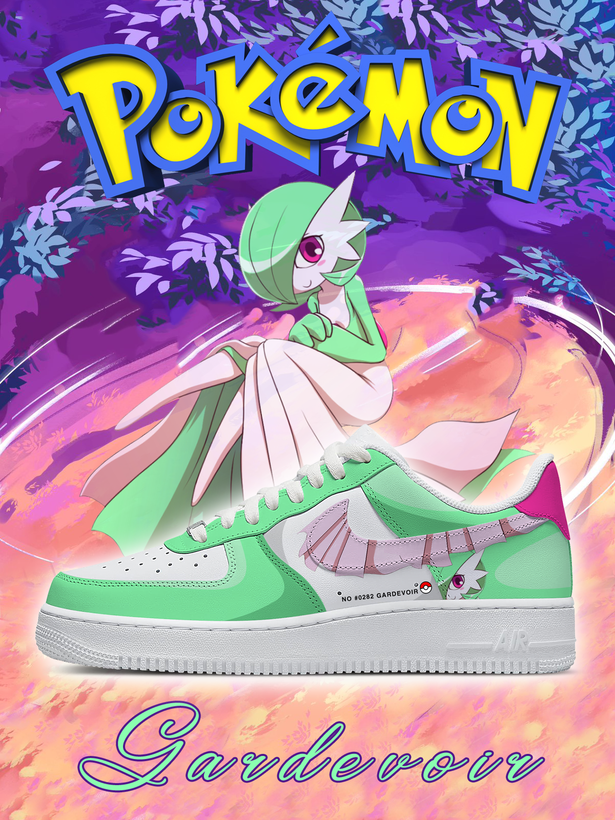 Zapatillas personalizadas Gardevoir nº 0282