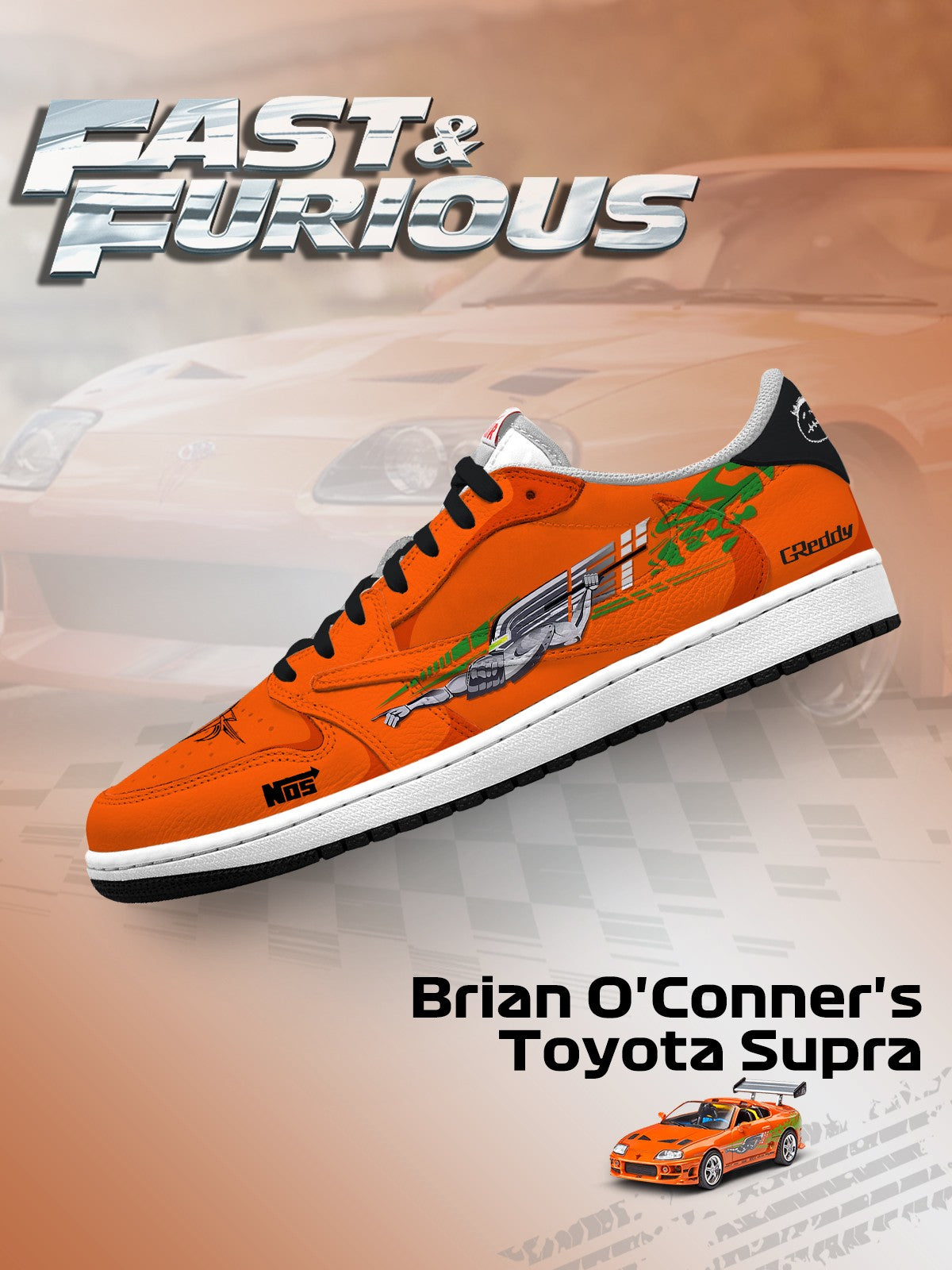Zapatillas bajas Supra V.1 Custom TS de Brian O'Conner