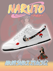 Akatsuki Itachi Uchiha V.3 Custom Court-Low Sneakers