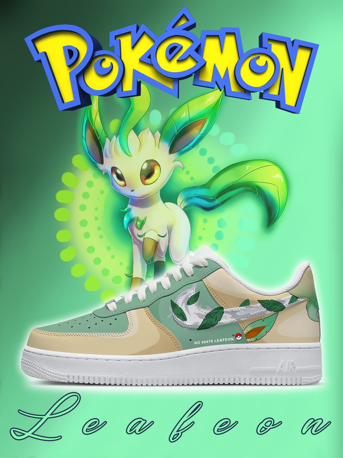 Nr. 0470 Leafeon Custom Sneakers