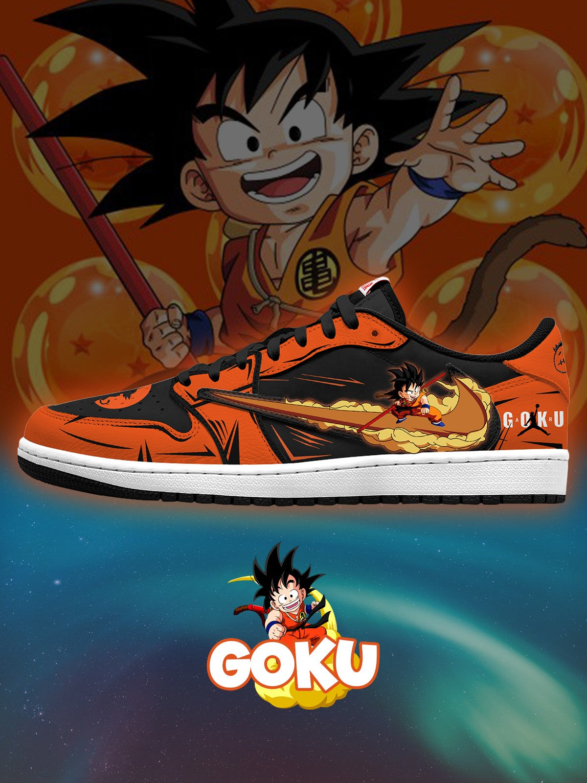 Zapatillas bajas personalizadas Son Goku V.4 TS