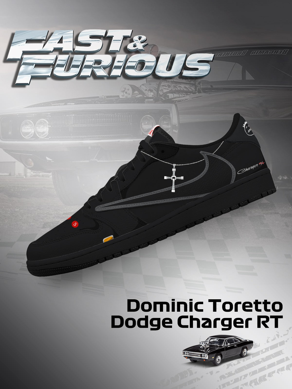 Zapatillas bajas Dominic Toretto Charger RT V.1 Custom TS