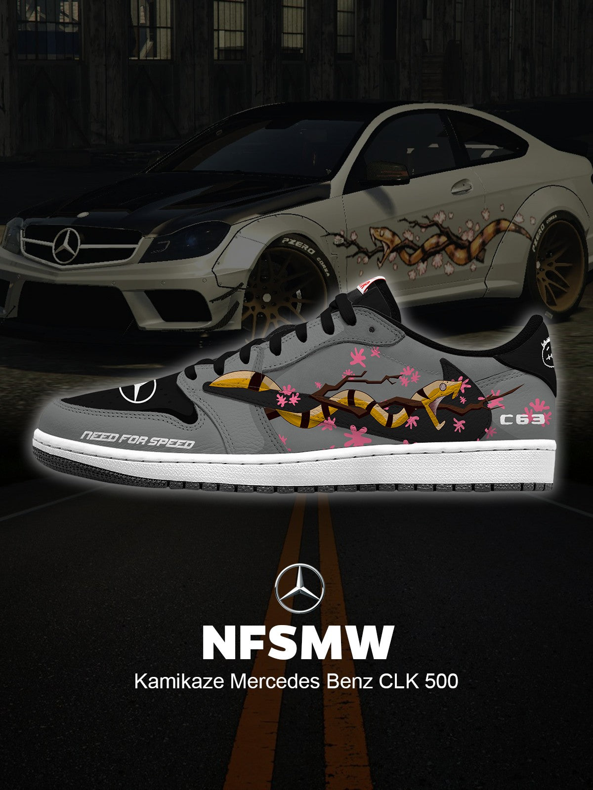 Kamikaze CLK 500 V.1 Custom TS Low Sneakers