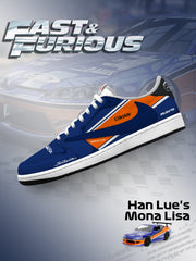 Zapatillas bajas TS personalizadas Mona Lisa V.1 de Han Lue