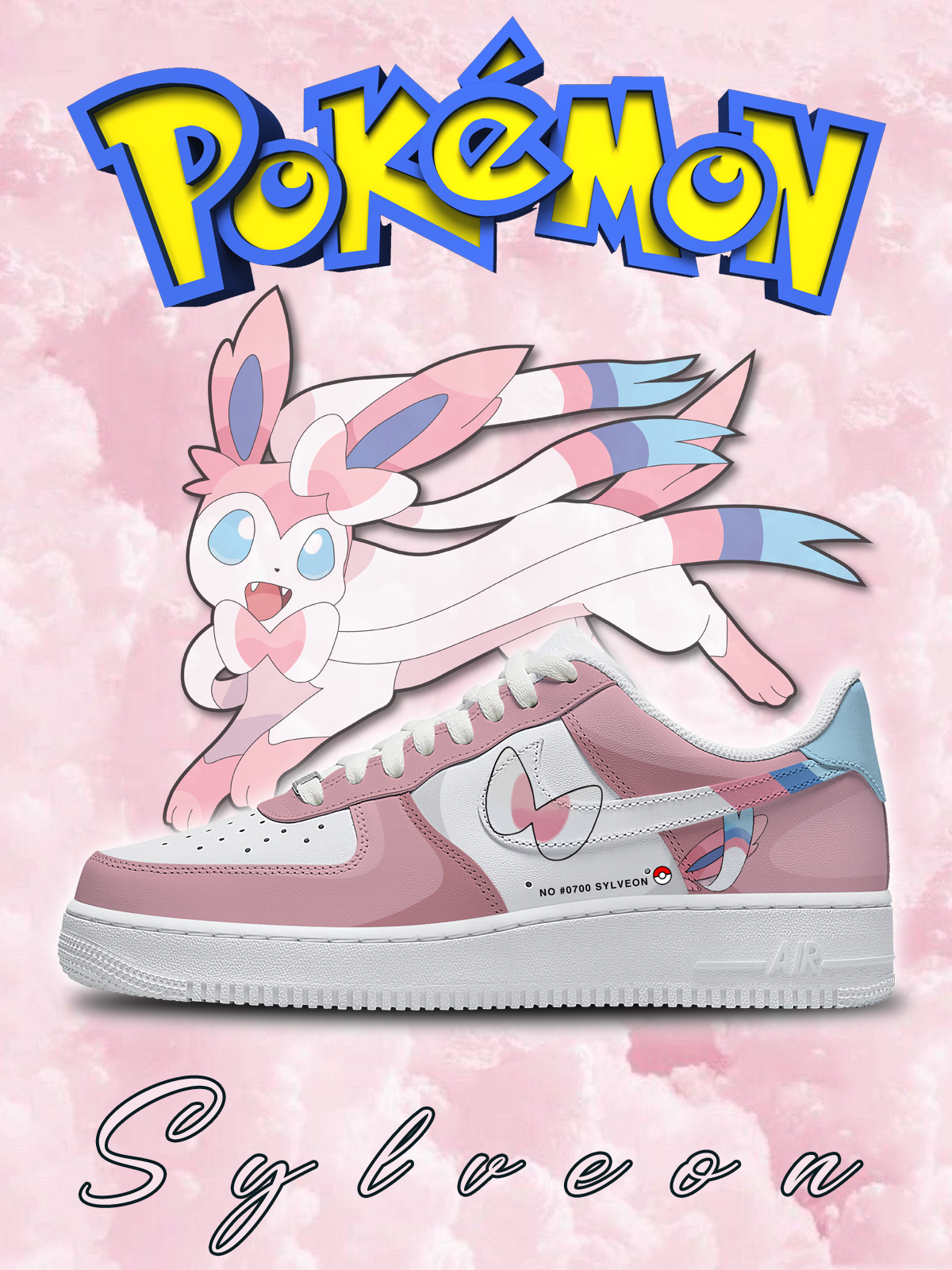 Zapatillas personalizadas Sylveon nº 0700
