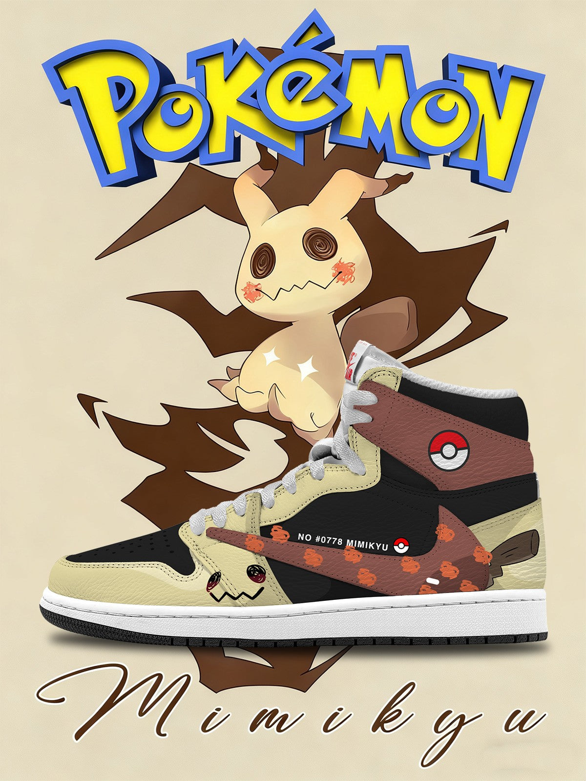 Mimikyu V.1 Custom TS High Sneakers