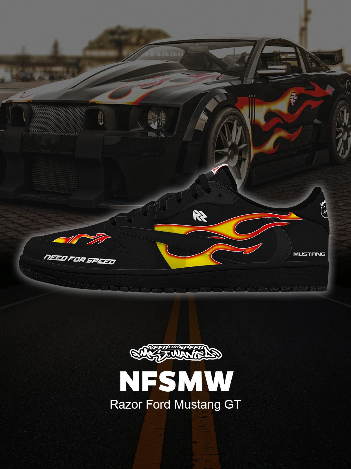 Razor Mustang GT V.1 Custom TS Low Sneakers