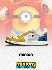 Minions V.1 Custom Low-Top Court Sneakers