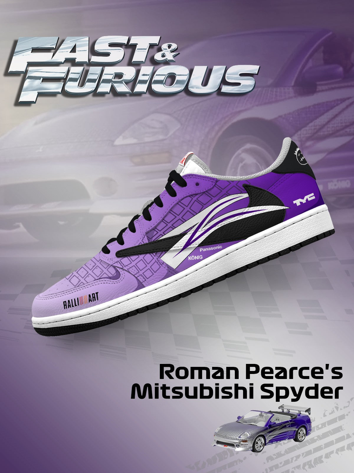 Zapatillas bajas Spyder V.1 Custom TS de Roman Pearce