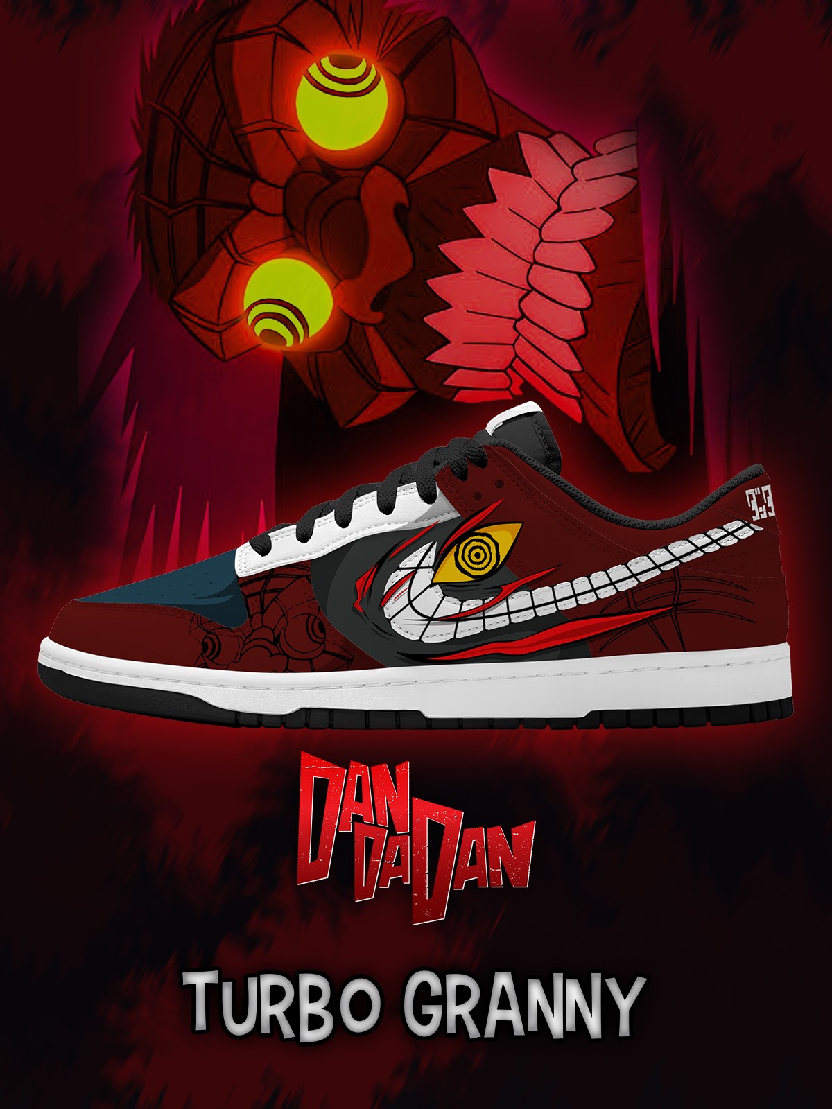 Turbo Granny V.2 Custom Court-Low Sneakers