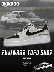 Zapatillas personalizadas AE86 Fujiwara Tofu Shop V.1