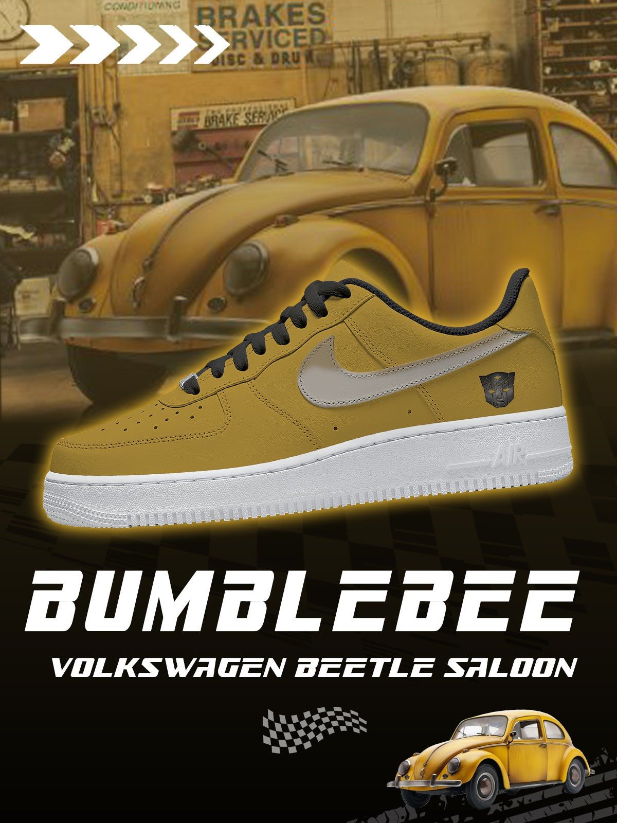 Zapatillas personalizadas Bumblebee Beetle Saloon V.1