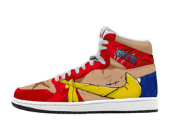 Zapatillas altas TS personalizadas Monkey D. Luffy V.7