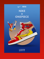 Zapatillas altas TS personalizadas Monkey D. Luffy V.7