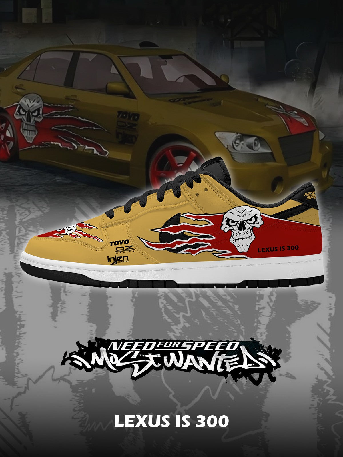 L.IS 300 V.1 Custom SB-Style Sneakers