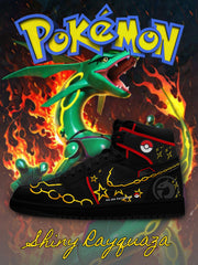Shiny Rayquaza V.1 Custom High-Top Sneakers
