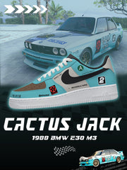 Zapatillas personalizadas Cactus Jack 1988 E30 M3 V.1