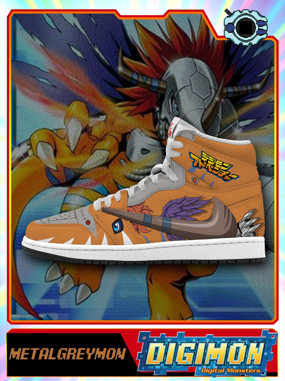 MetalGreymon V.1 Custom TS High Sneakers