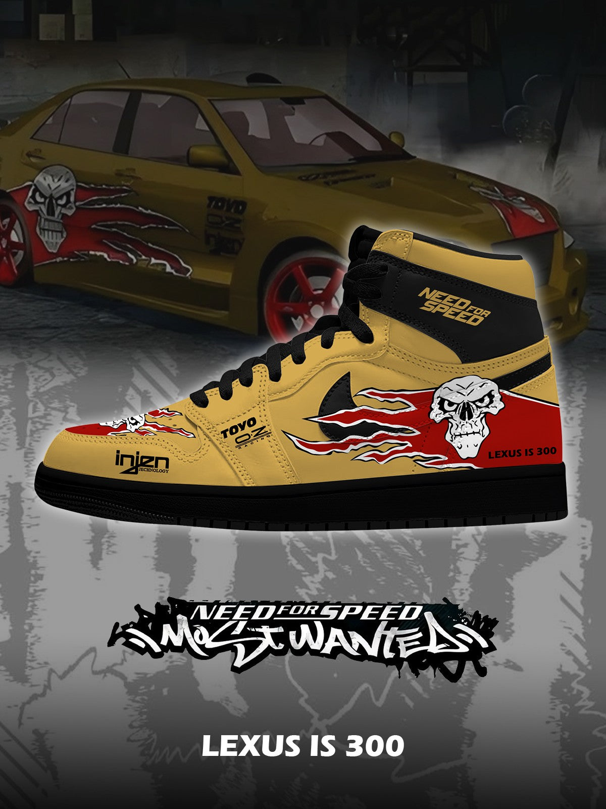 L.IS 300 V.1 Custom High-Top Sneakers