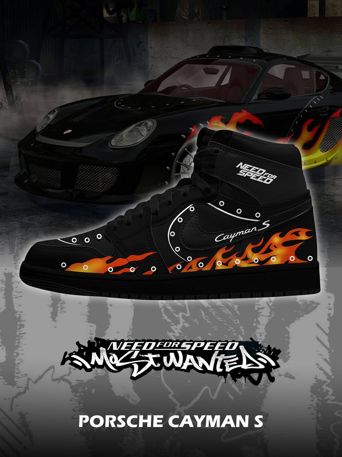 P.Cayman S V.1 Custom High-Top Sneakers