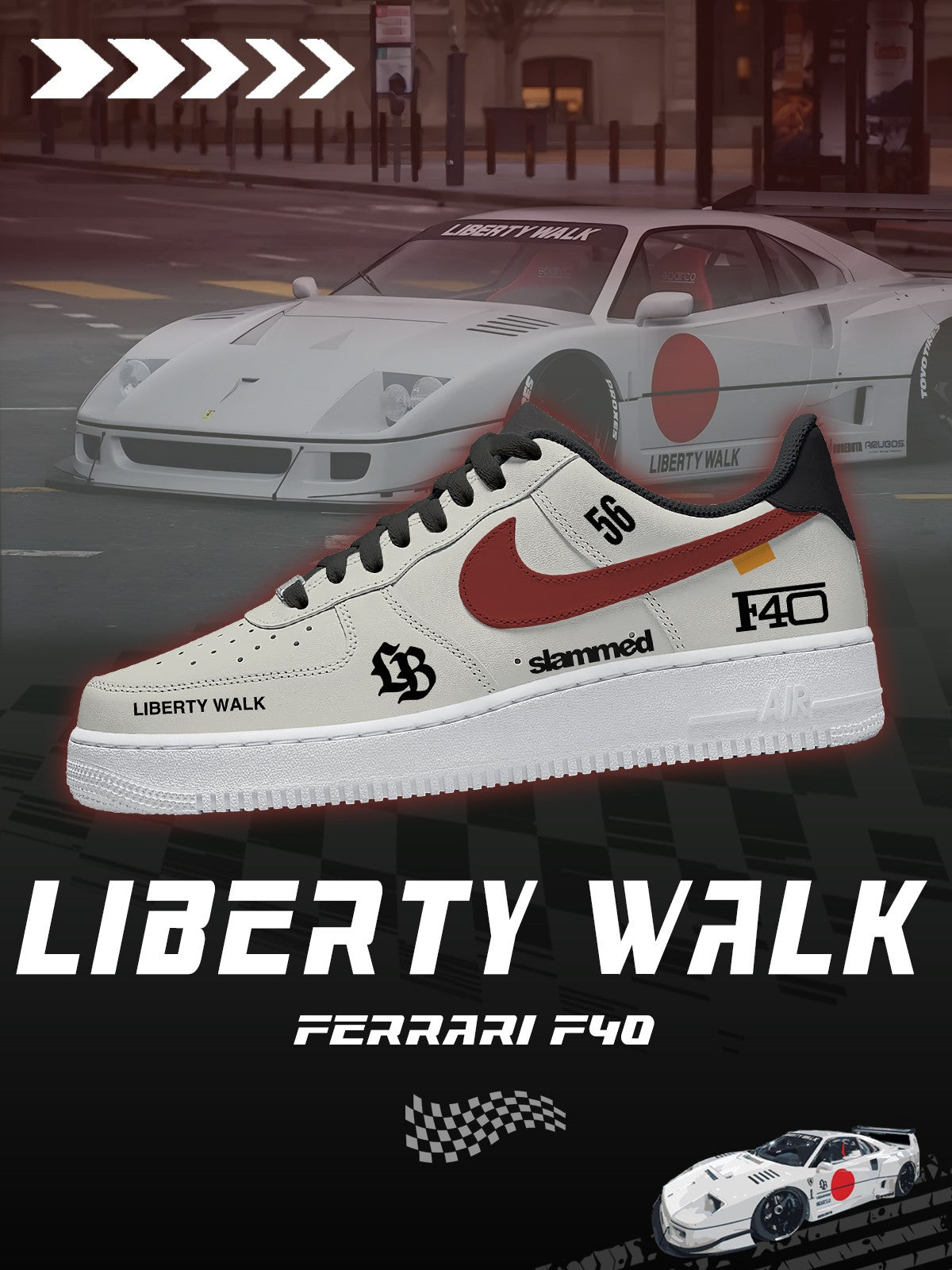 Zapatillas personalizadas F40 LB Widebody V.1