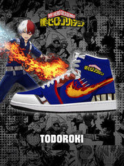 Zapatillas altas personalizadas Shoto Todoroki V.2