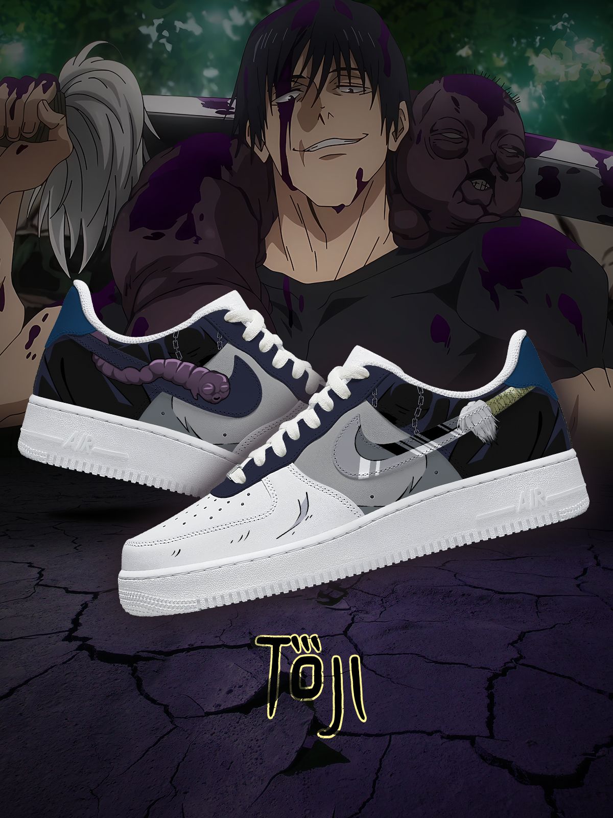 Zapatillas personalizadas Toji Fushiguro V.2