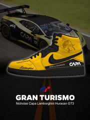 Nicholas Capa Huracan GT3 V.1 Custom High-Top Sneakers