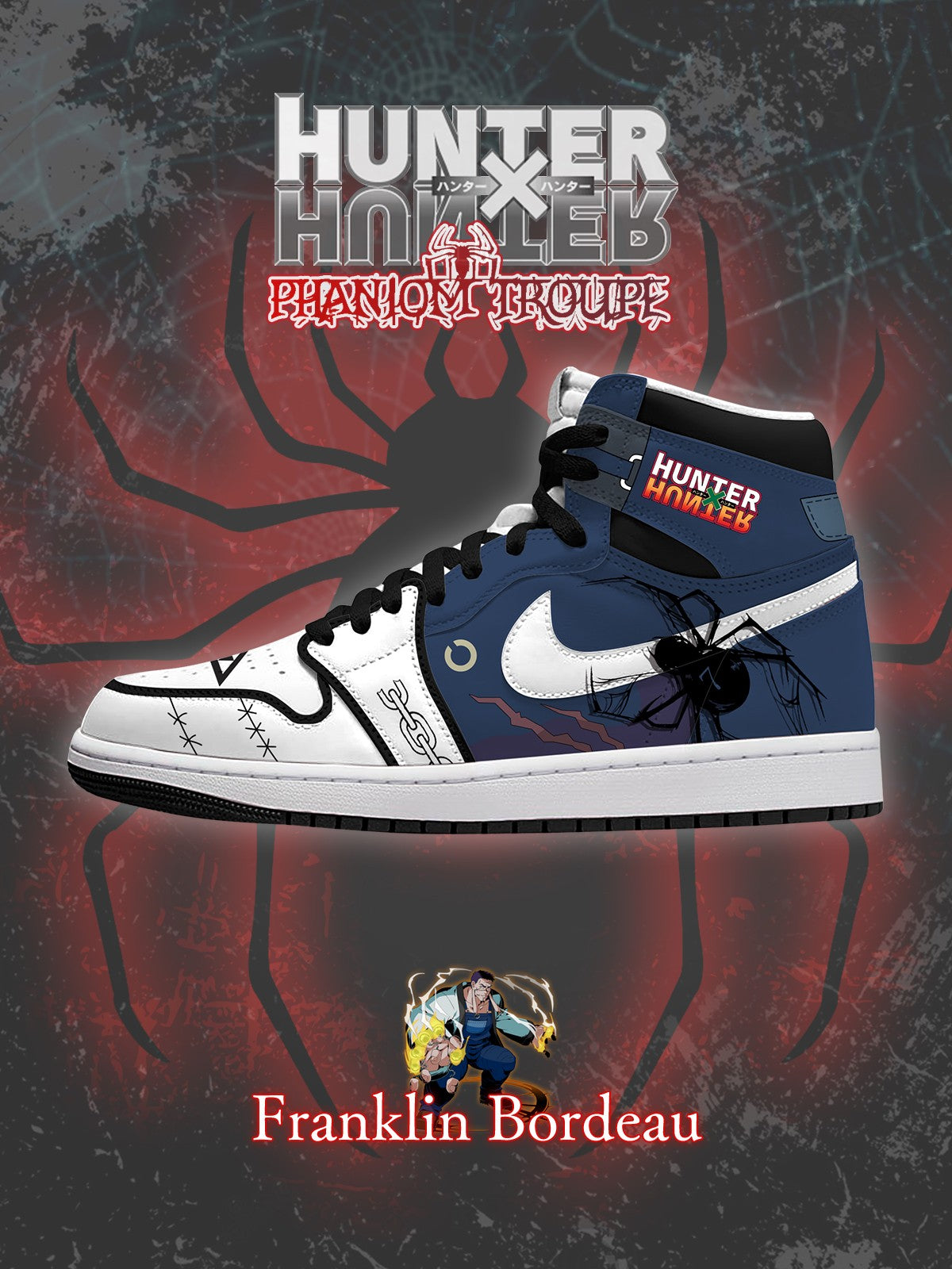 Franklin Bordeau V.1 Custom High-Top Sneakers