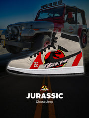 Jurassic Classic Jeep V.1 Custom High-Top Sneakers