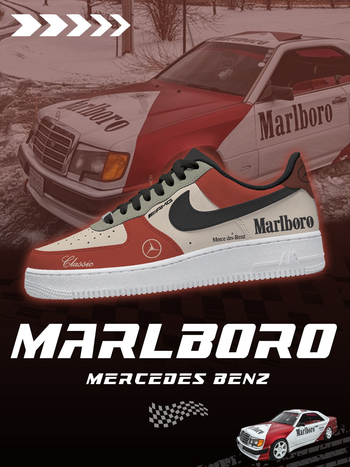 Mer cedes Ben Z V.1 Zapatillas personalizadas