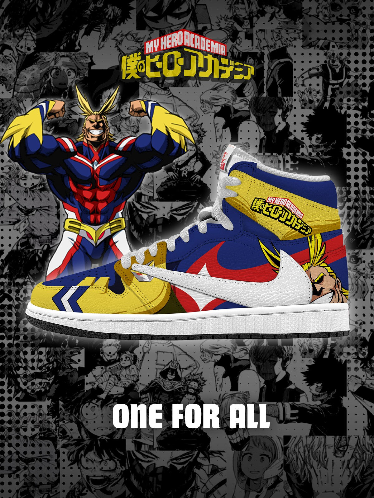Zapatillas altas All Might V.1 Custom TS