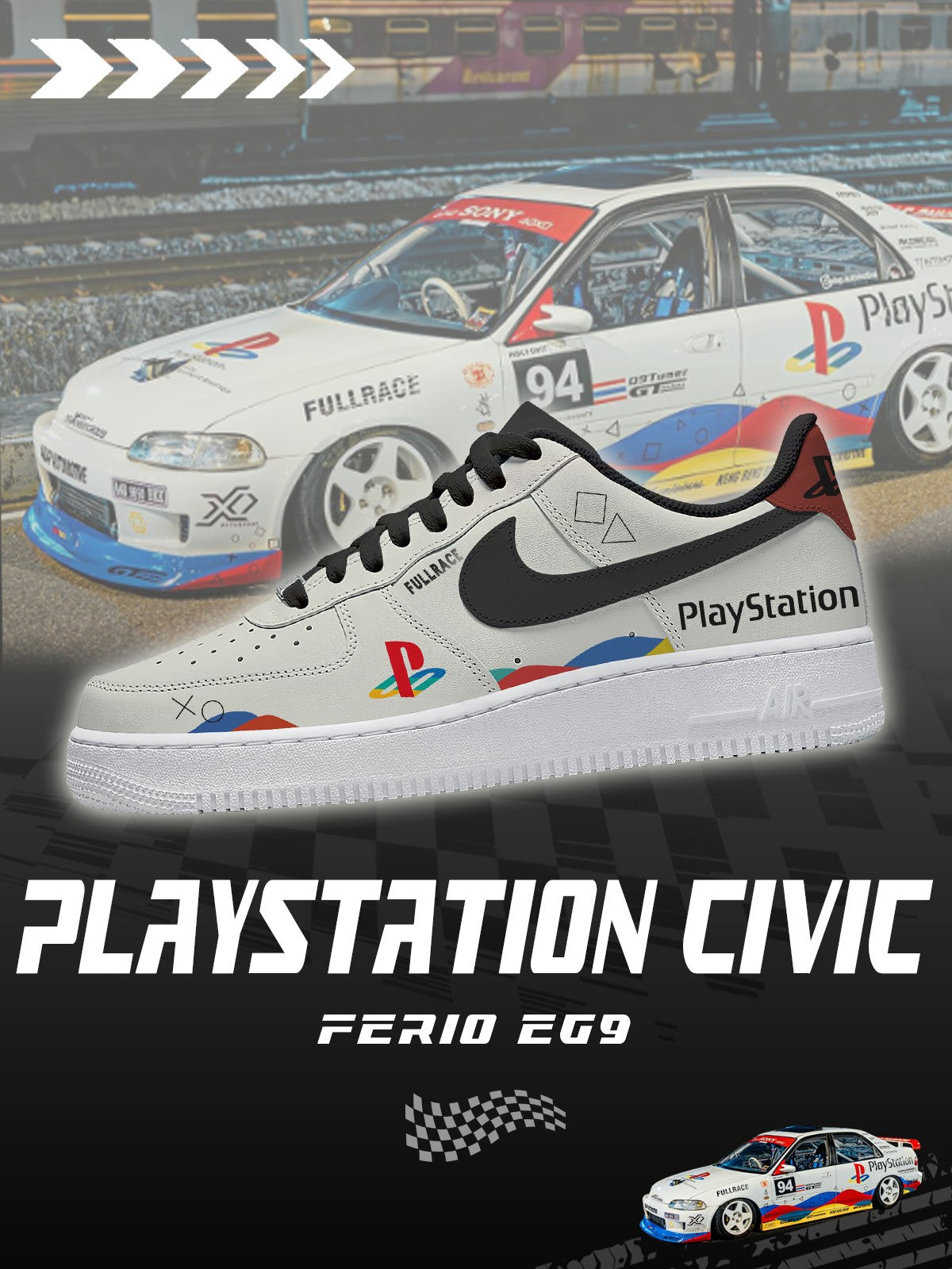 Zapatillas personalizadas Civic Ferio EG9 V.1