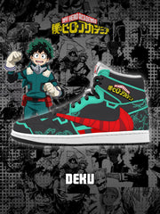 Zapatillas altas TS personalizadas Deku V.1