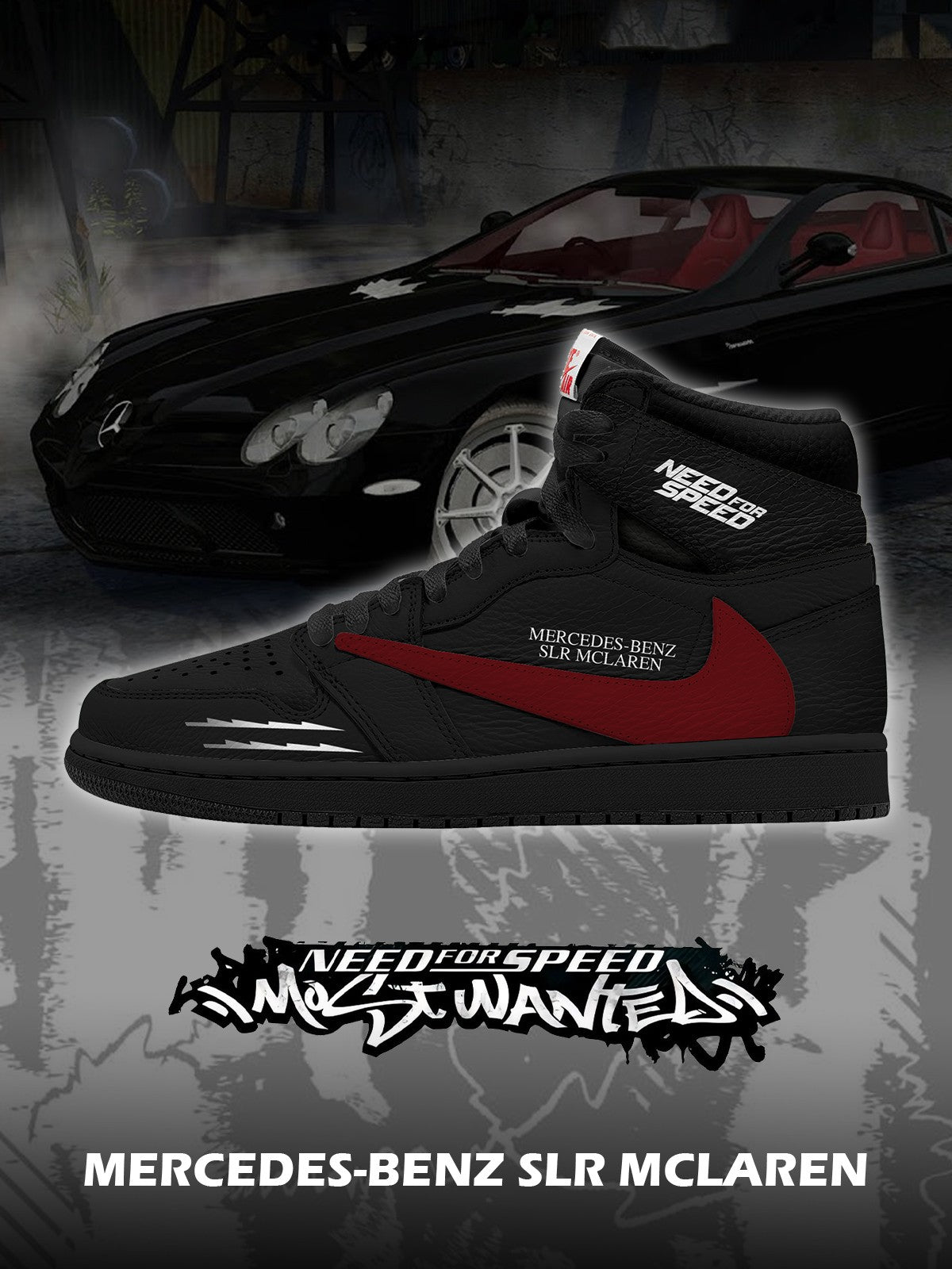 M.SLR McLaren V.1 Custom TS High Sneakers