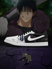 Toji Fushiguro V.3 Custom Low-Top Court Sneakers