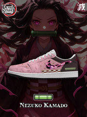 Nezuko V.5 Custom Low-Top Court Sneakers