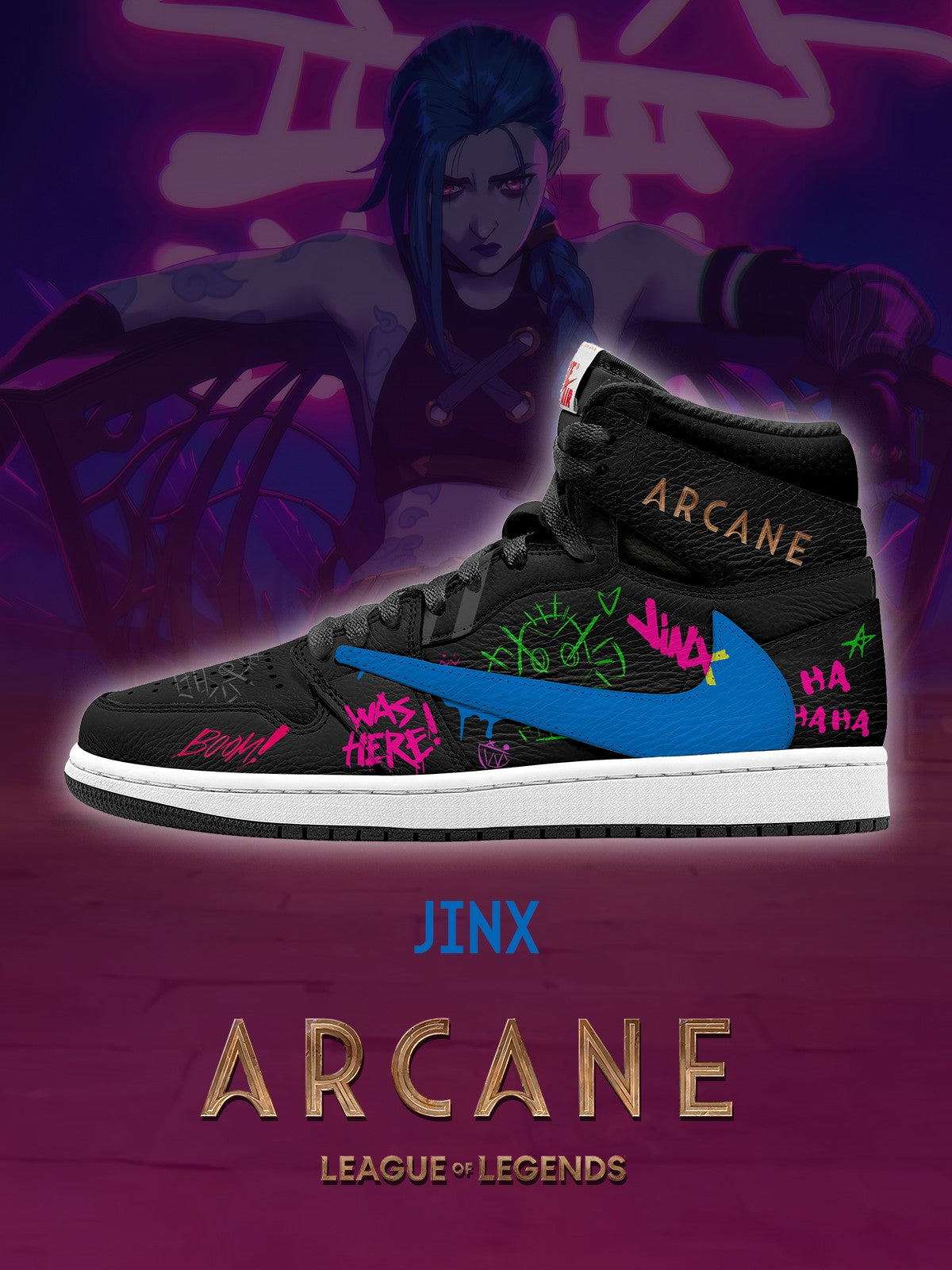 Jinx V.2 Custom TS High Sneakers
