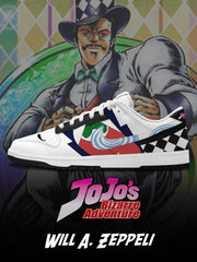 Will A. Zeppeli V.2 Custom Court-Low Sneakers