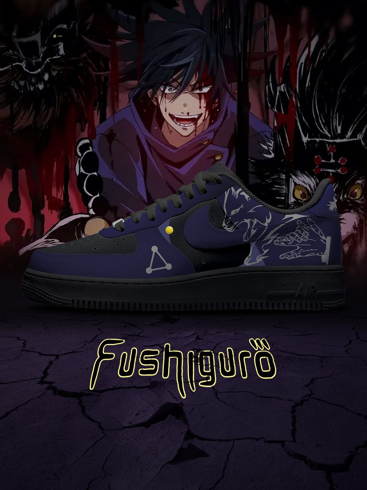 Zapatillas personalizadas Megumi Fushiguro V.2