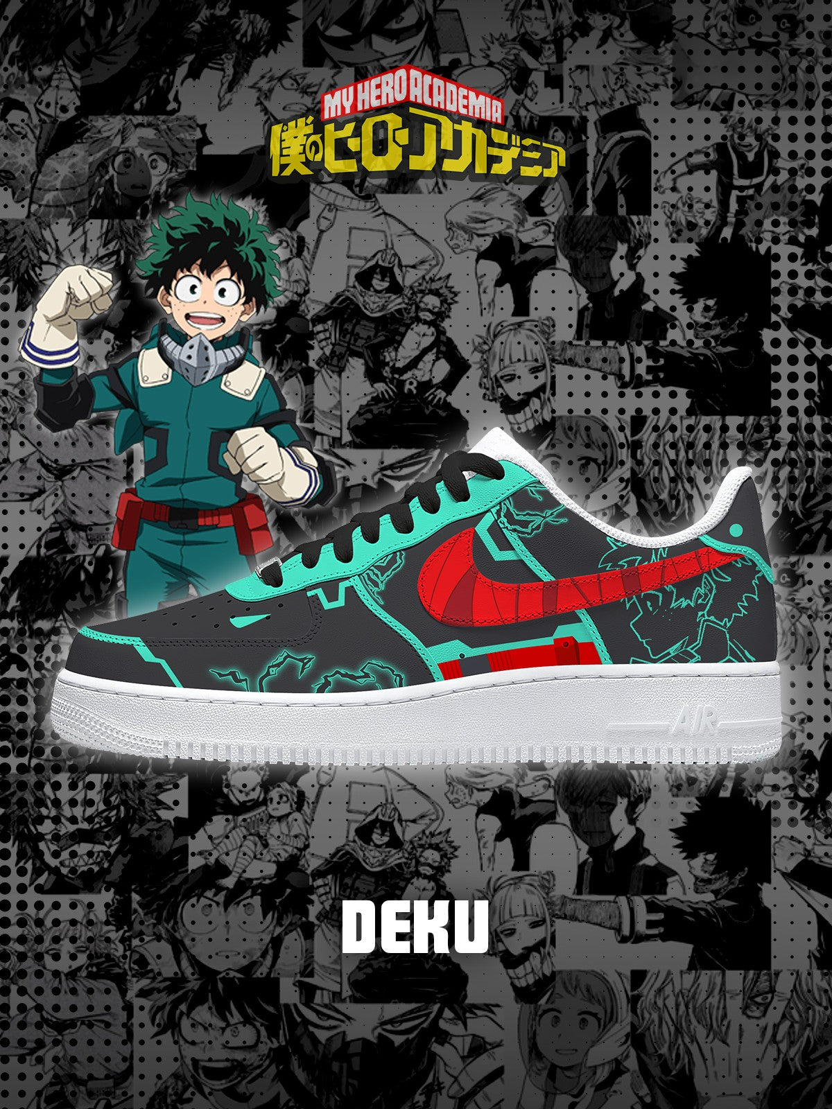 Zapatillas personalizadas Deku