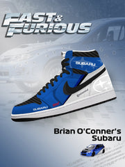 Zapatillas altas personalizadas Impreza WRX STI V.1 de Brian O'Conner