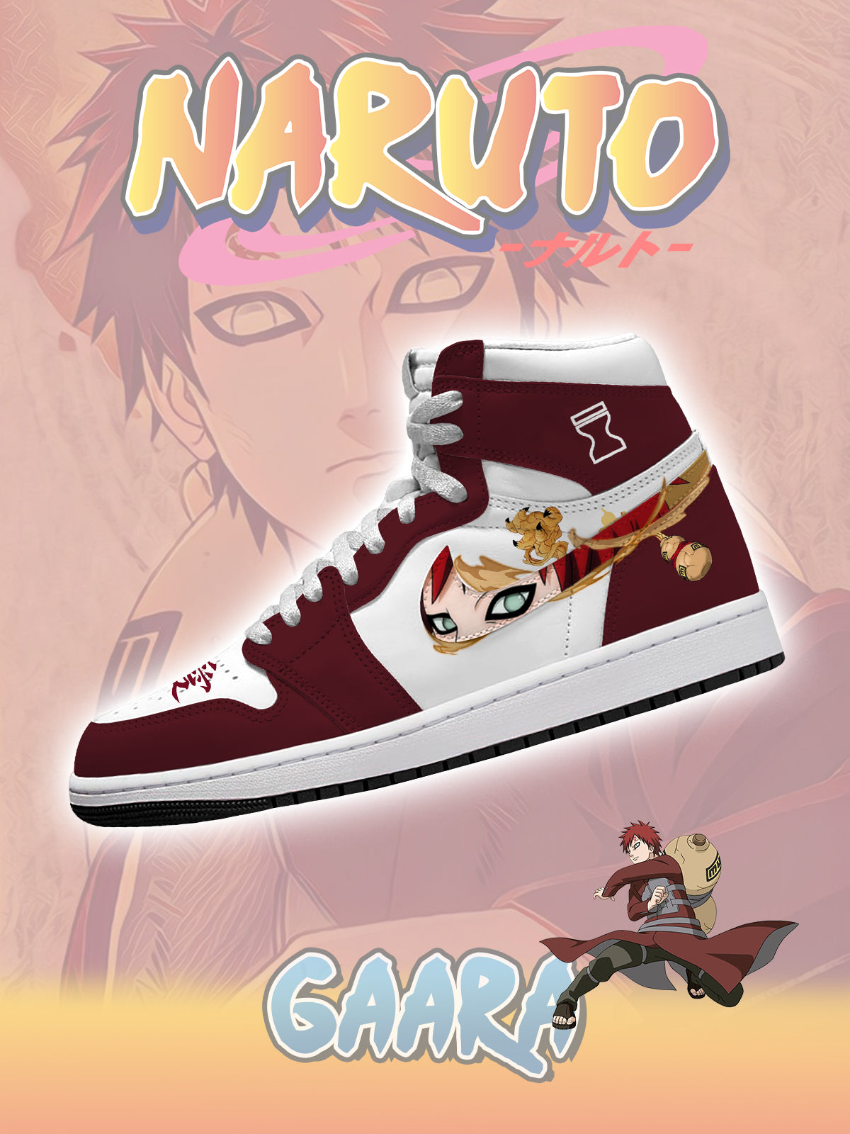 Zapatillas altas personalizadas Gaara V.1