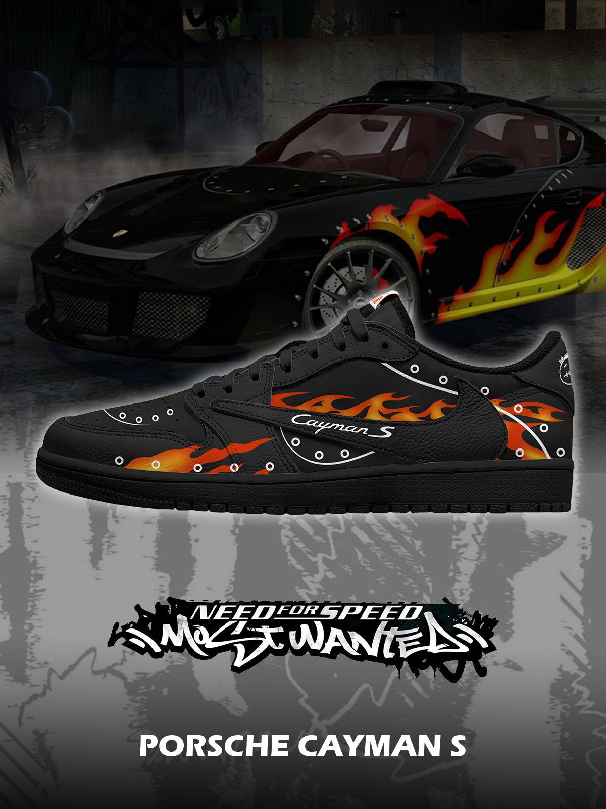 P.Cayman S V.1 Custom TS Low Sneakers